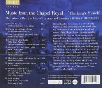 CD The Sixteen: Music From The Chapel Royal : The King’s Musick  