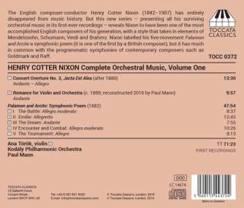 CD Paul Mann: Complete Orchestral Music, Volume One
