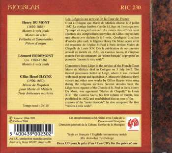 CD Gérard Lesne: Motets À Voix Seule / Requiem Pour Marie de Médicis