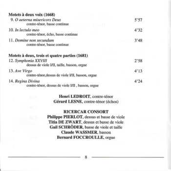 CD Gérard Lesne: Motets À Voix Seule / Requiem Pour Marie de Médicis