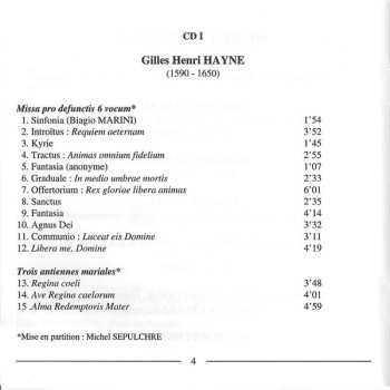CD Gérard Lesne: Motets À Voix Seule / Requiem Pour Marie de Médicis