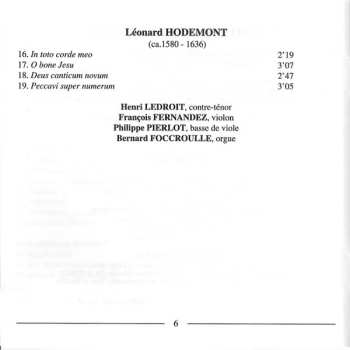 CD Gérard Lesne: Motets À Voix Seule / Requiem Pour Marie de Médicis