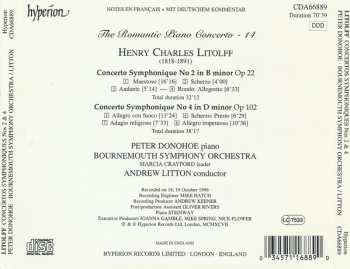 CD Peter Donohoe: Concerto Symphonique No 2 In B Minor (First Recording) / Concerto Symphonique No 4 In D Minor