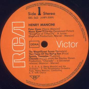 LP Henry Mancini: The Golden Sound Of Henry Mancini