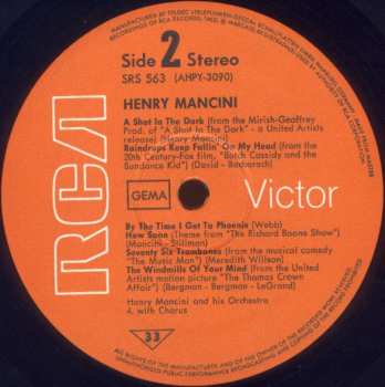 LP Henry Mancini: The Golden Sound Of Henry Mancini