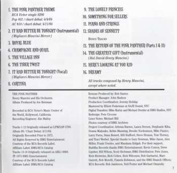 CD Henry Mancini: The Pink Panther (Music From The Film Score)