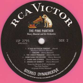 LP Henry Mancini: The Pink Panther (Music From The Film Score) CLR