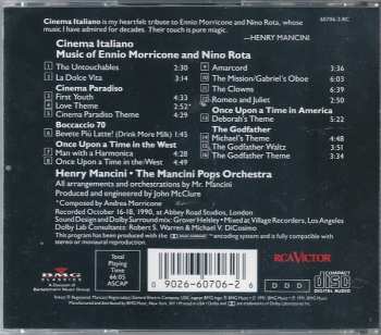 CD Henry Mancini: Cinema Italiano - Music Of Ennio Morricone & Nino Rota