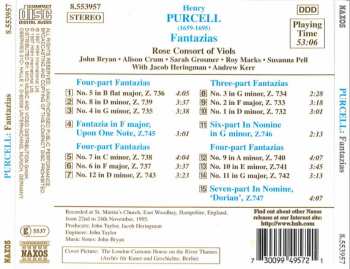 CD Henry Purcell: Fantazias