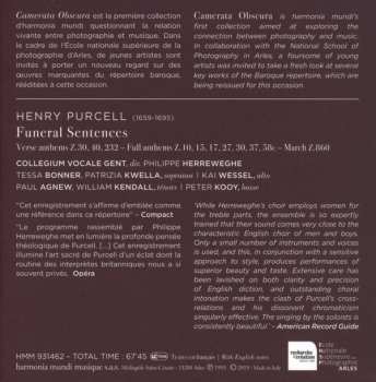 CD/Doos Collegium Vocale: Funeral Sentences