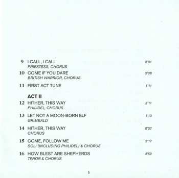2CD Henry Purcell: King Arthur
