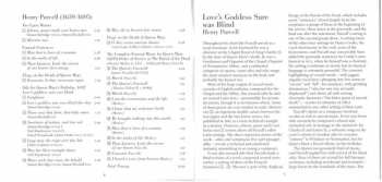 CD Henry Purcell: Love's Goddess Sure Was Blind / The Complete Funeral Music For Queen Mary