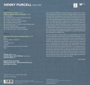 LP John Eliot Gardiner: Music For The Queen Mary - Come Ye Sons Of Arts