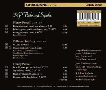 CD Henry Purcell: My Beloved Spake 