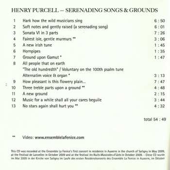 CD Henry Purcell: Serenading Songs & Grounds