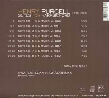 CD Henry Purcell: Suites For Harpsichord