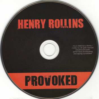 CD/DVD Henry Rollins: Provoked LTD