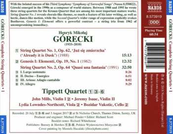 CD Henryk Górecki: Gorecki: Complete String Quartets · 1