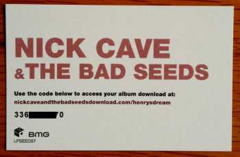 LP Nick Cave & The Bad Seeds: Henry's Dream