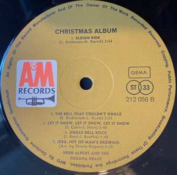 LP Herb Alpert & The Tijuana Brass: Christmas Album
