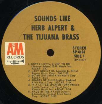 LP Herb Alpert & The Tijuana Brass: Sounds Like...Herb Alpert & The Tijuana Brass