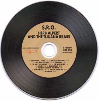 CD Herb Alpert & The Tijuana Brass: S.R.O.