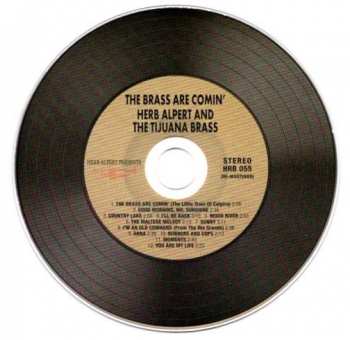 CD Herb Alpert & The Tijuana Brass: The Brass Are Comin'