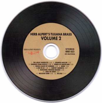 CD Herb Alpert & The Tijuana Brass: Volume 2
