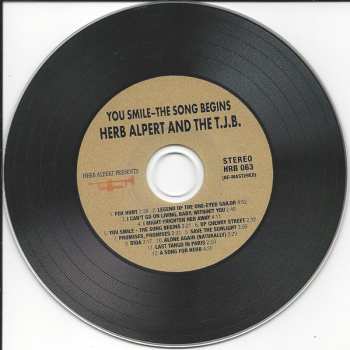 CD Herb Alpert & The Tijuana Brass: You Smile - The Song Begins