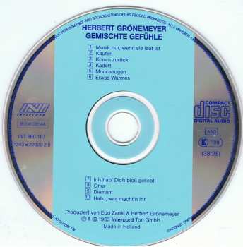 CD Herbert Grönemeyer: Gemischte Gefühle