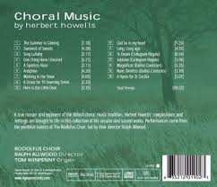 CD Herbert Howells: Choral Music