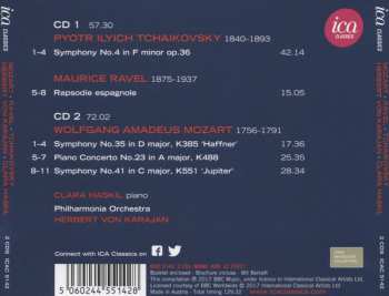 2CD Pyotr Ilyich Tchaikovsky: Symphonies Nos. 35 & 41; Piano Concerto No. 23; Rapsodie Espagnole; Symphony No. 4