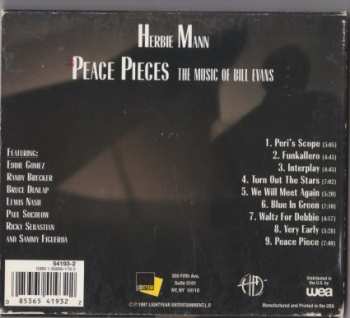 CD Herbie Mann: Peace Pieces - The Music Of Bill Evans