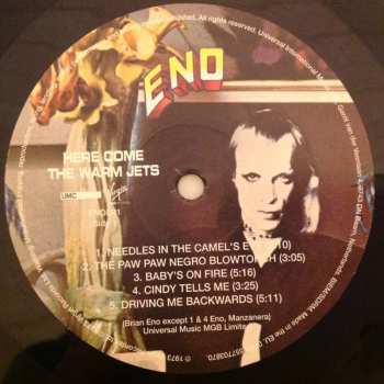 LP Brian Eno: Here Come The Warm Jets