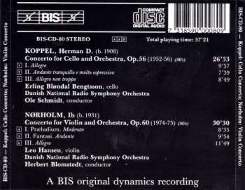 CD Danmarks Radios Symfoniorkester: Cello Concerto / Violin Concerto