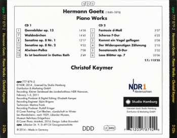 2CD Hermann Goetz: Complete Piano Works
