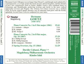 CD Hermann Goetz: Piano Concertos Nos. 1 And 2