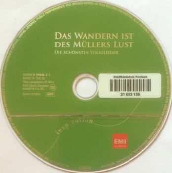 CD Hermann Prey: Das Wandern Ist Des Müllers Lust (Die Schönsten Volkslieder)