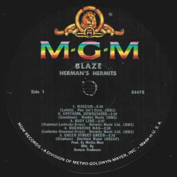 LP Herman's Hermits: Blaze
