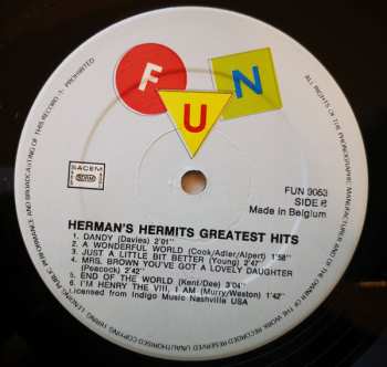 LP Herman's Hermits: Greatest Hits
