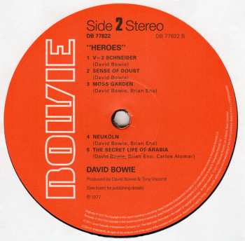 LP David Bowie: "Heroes"