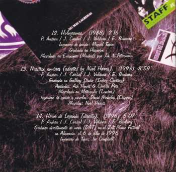 CD Héroes Del Silencio: Rarezas