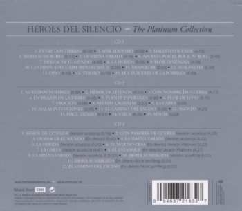 3CD Héroes Del Silencio: The Platinum Collection