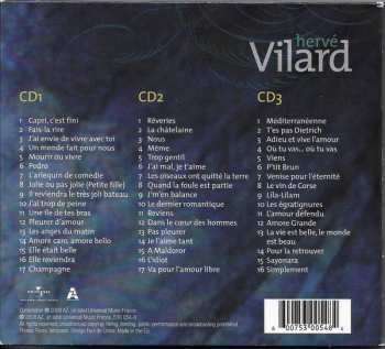 3CD Hervé Vilard: Les 50 Plus Belles Chansons