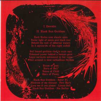 CD High Inquisitor Woe: Black Sun Goddess