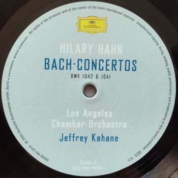 LP Johann Sebastian Bach: Concertos