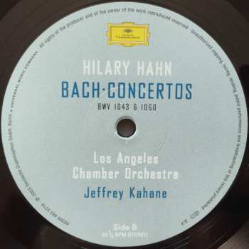 LP Johann Sebastian Bach: Concertos