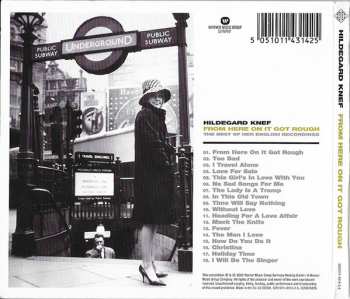 CD Hildegard Knef: From Here On It Got Rough (The Best Of Her English Recordings)