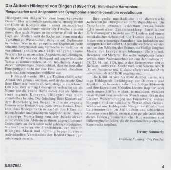 CD Hildegard Von Bingen: Celestial Harmonies • Responsories And Antiphons