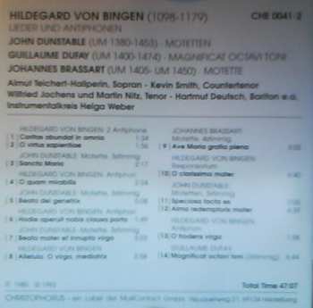 CD John Dunstable: Lieder Und Antiphonen / Motetten / Magnificat Octavi Toni